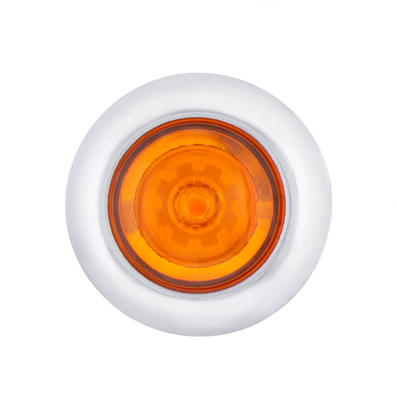 ArcBlast LED Dual Function 3/4" Mini Clearance/Marker Light - Amber LED/Amber Lens