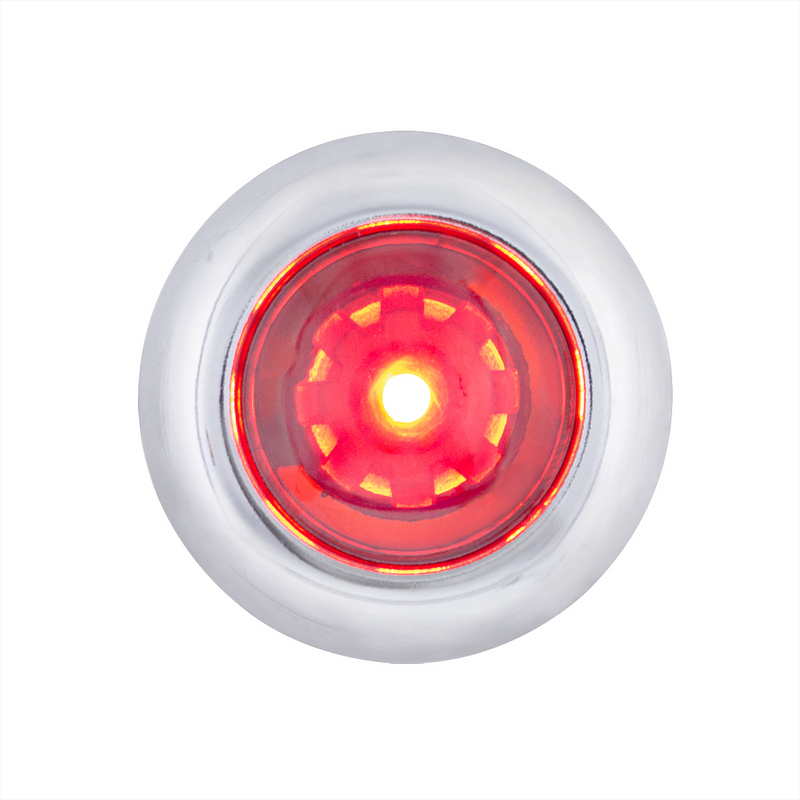 ArcBlast LED Dual Function 3/4" Mini Clearance/Marker Light - Red LED/Red Lens