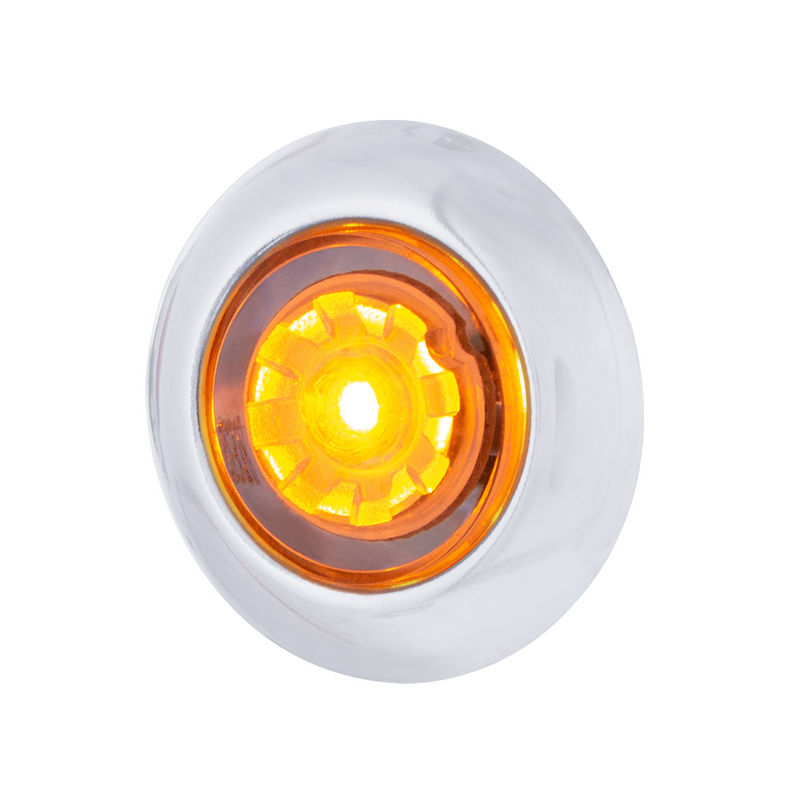 ArcBlast LED Dual Function 3/4" Mini Clearance/Marker Light - Amber LED/Clear Lens