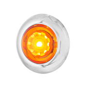 ArcBlast LED Single Function 3/4" Mini Clearance/Marker Light - Amber LED/Amber Lens