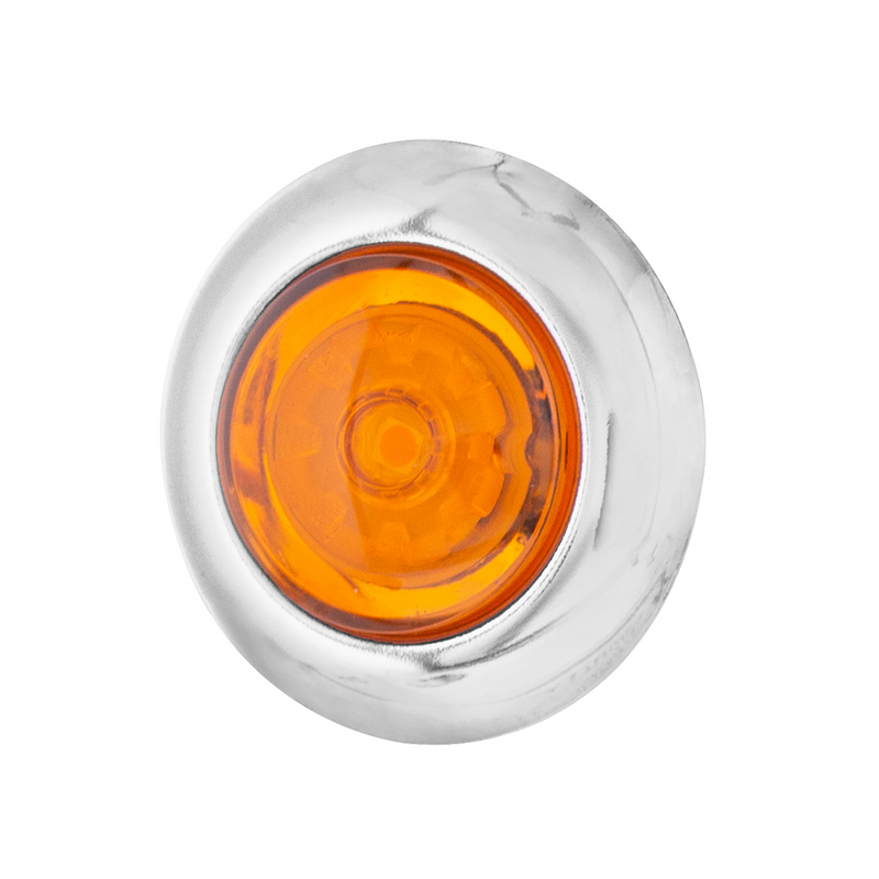 ArcBlast LED Single Function 3/4" Mini Clearance/Marker Light - Amber LED/Amber Lens
