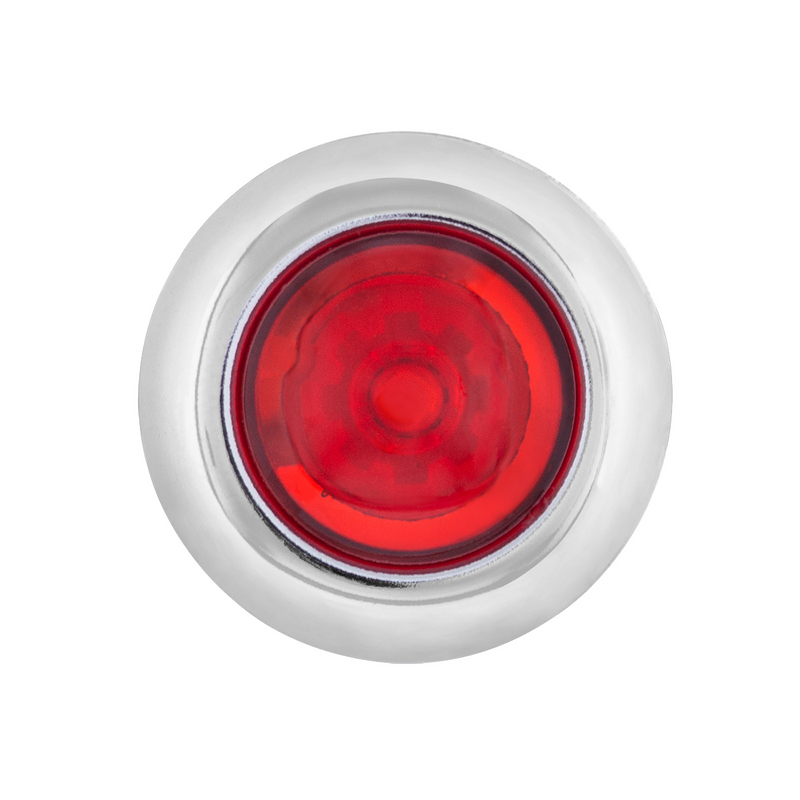 ArcBlast LED Single Function 3/4" Mini Clearance/Marker Light  - Red LED/Red Lens