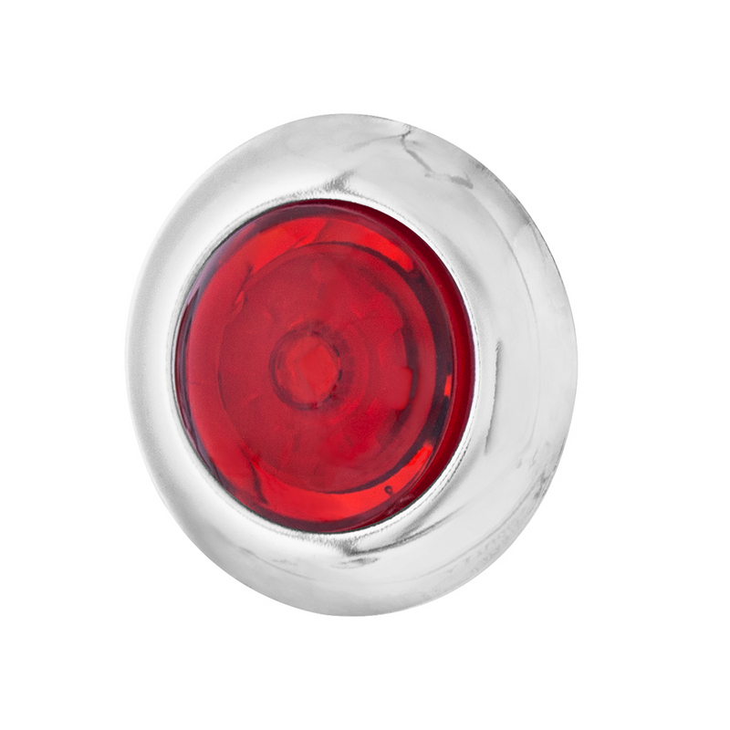 ArcBlast LED Single Function 3/4" Mini Clearance/Marker Light  - Red LED/Red Lens