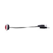 ArcBlast LED Single Function 3/4" Mini Clearance/Marker Light  - Red LED/Red Lens