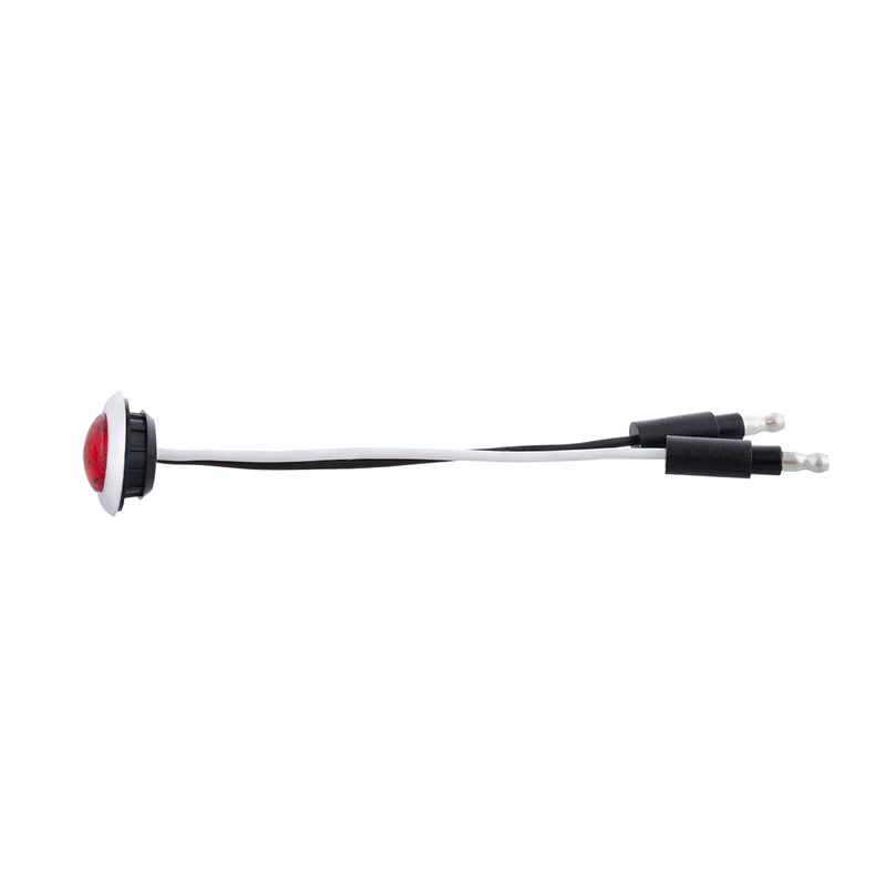 ArcBlast LED Single Function 3/4" Mini Clearance/Marker Light  - Red LED/Red Lens