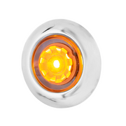 ArcBlast LED Single Function 3/4" Mini Clearance/Marker Light  - Amber LED/Clear Lens