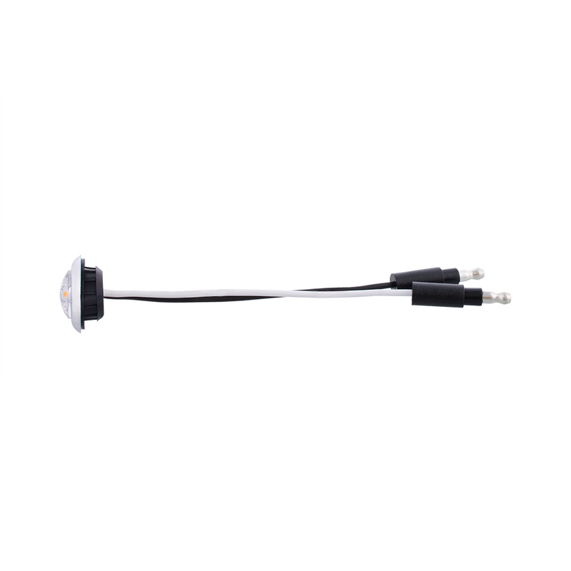 ArcBlast LED Single Function 3/4" Mini Clearance/Marker Light  - Amber LED/Clear Lens