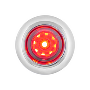 ArcBlast LED Single Function 3/4" Mini Clearance/Marker Light  - Red LED/Clear Lens