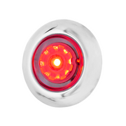 ArcBlast LED Single Function 3/4" Mini Clearance/Marker Light  - Red LED/Clear Lens
