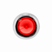 4 LED Dual Function 3/4" Mini Spike Light With SS Bezel (Clearance/Marker) - Red LED/Red Lens