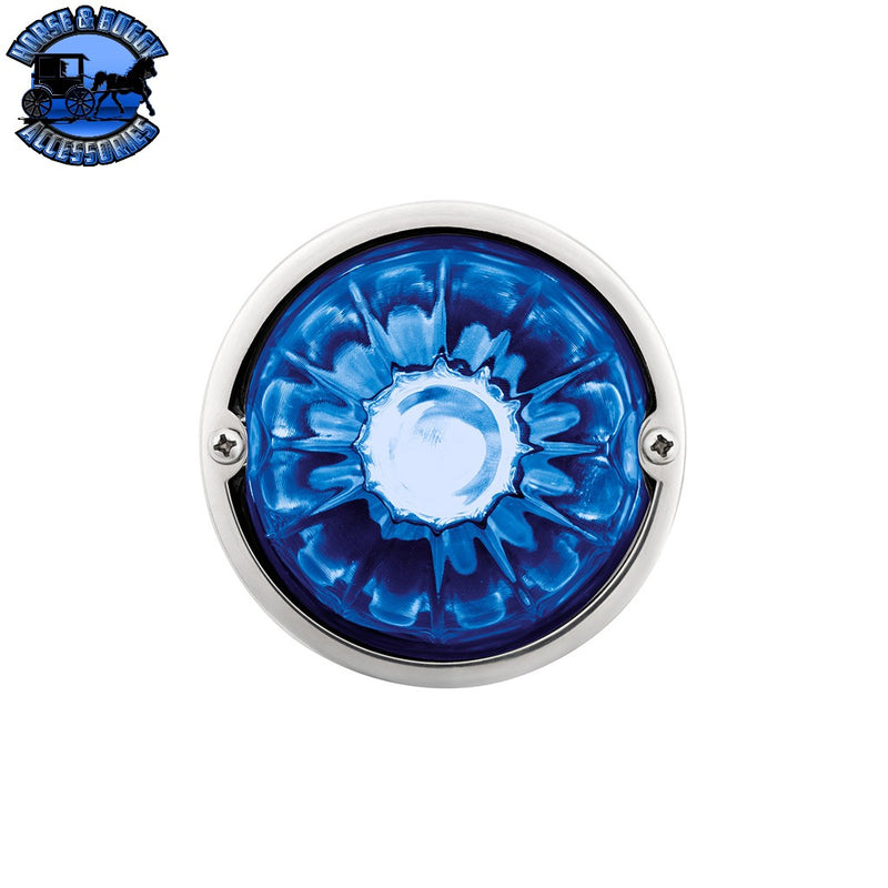 Glass Watermelon Light Kit With Double Fury 4 LED Light (Choose Color) WATERMELON KIT Amber & Blue,Amber & Green,Amber & Red,Amber & White,Red & Blue,Red & Green,Red & White Light Gray