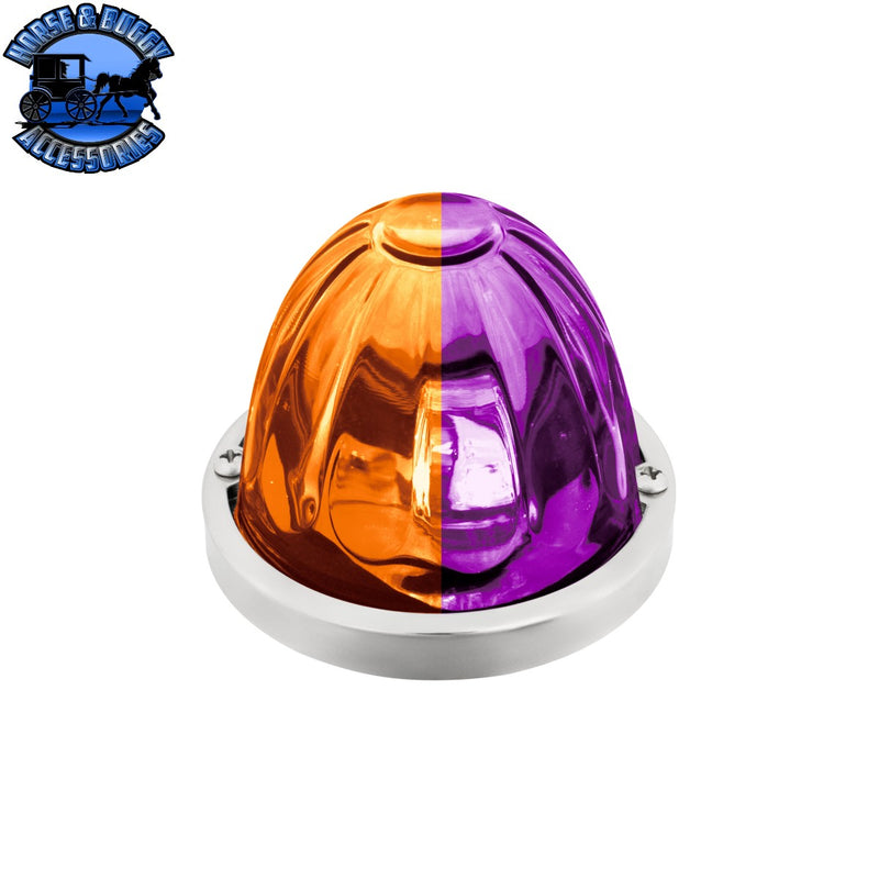 Glass Watermelon Light Kit With Double Fury 4 LED Light (Choose Color)