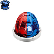 Glass Watermelon Light Kit With Double Fury 4 LED Light (Choose Color) WATERMELON KIT Amber & Blue,Amber & Green,Amber & Red,Amber & White,Red & Blue,Red & Green,Red & White Tan