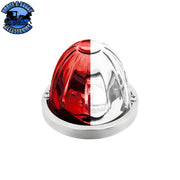 Glass Watermelon Light Kit With Double Fury 4 LED Light (Choose Color) WATERMELON KIT Amber & Blue,Amber & Green,Amber & Red,Amber & White,Red & Blue,Red & Green,Red & White Black