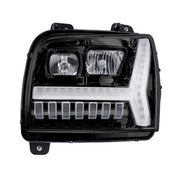 BLACKOUT HEADLIGHT WITH LED DRL LIGHT BAR & TURN SIGNAL FOR 2018-2024 KENWORTH W990 HEADLIGHT BLACKOUT HEADLIGHT WITH LED DRL LIGHT BAR & TURN SIGNAL FOR 2018-2024 KENWORTH W990-DRIVER,BLACKOUT HEADLIGHT WITH LED DRL LIGHT BAR & TURN SIGNAL FOR 2018-2024 KENWORTH W990-PASSENGER Light Gray