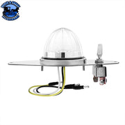 304 SS Above Door Dome Light Kit With 17 LED Double Fury Watermelon For 2008-2017 Freightliner Cascadia (Choose LED Color) Amber & Blue LED,Amber & Green LED,Amber & Red LED,Amber & White LED,Red & Blue LED,Red & Green LED,Red & White LED Dark Slate Gray