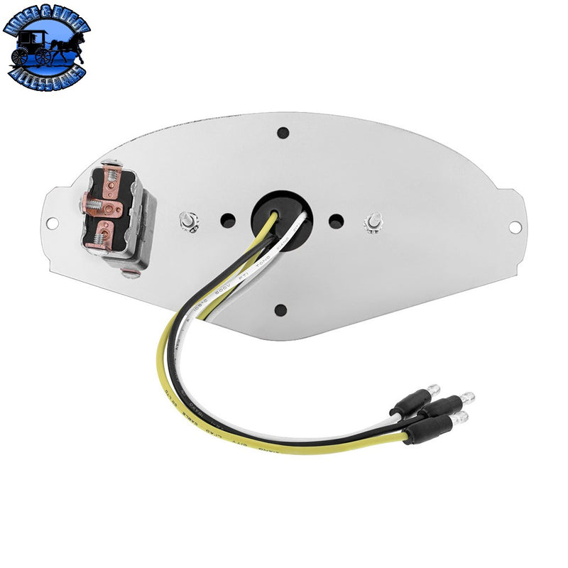 304 SS Above Door Dome Light Kit With 17 LED Double Fury Watermelon For 2008-2017 Freightliner Cascadia (Choose LED Color) Amber & Blue LED,Amber & Green LED,Amber & Red LED,Amber & White LED,Red & Blue LED,Red & Green LED,Red & White LED Light Gray