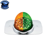 304 SS Turn Signal Light Kit With 17 LED Double Fury Watermelon For 2008-2017 Freightliner Cascadia (Choose Color) Turn Signal Light Kit Amber & Green LED Light Gray