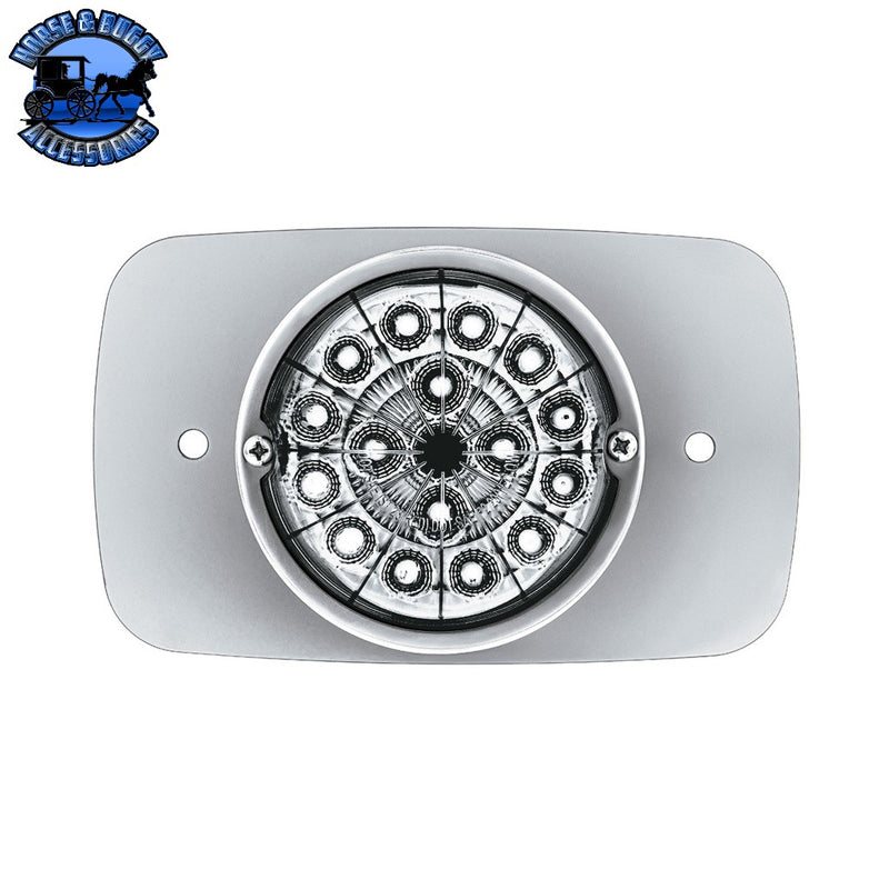 304 SS Turn Signal Light Kit With 17 LED Double Fury Watermelon For 2008-2017 Freightliner Cascadia (Choose Color) Turn Signal Light Kit Amber & Blue LED,Amber & Green LED,Amber & Red LED,Amber & White LED Gray