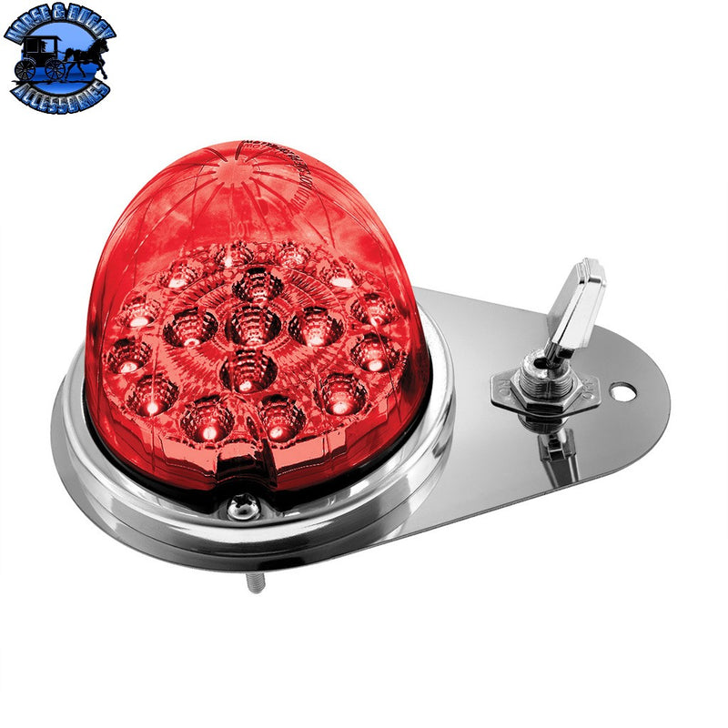 304 SS Above Door Dome Light Kit With 17 LED Double Fury Watermelon For 1994-2025 Kenworth W900 (Choose LED Color) Dome Light Kit Amber & Blue LED,Amber & Green LED,Amber & Red LED,Amber & White LED,Red & Blue LED,Red & Green LED,Red & White LED Rosy Brown