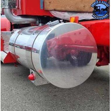 ss-1033 Stainless fuel tank watermelon light bracket fits-Kenworth 7 3/8” wide straps (sold in pairs) watermelon Dim Gray