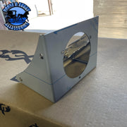 ss-1033 Stainless fuel tank watermelon light bracket fits-Kenworth 7 3/8” wide straps (sold in pairs) watermelon Dim Gray