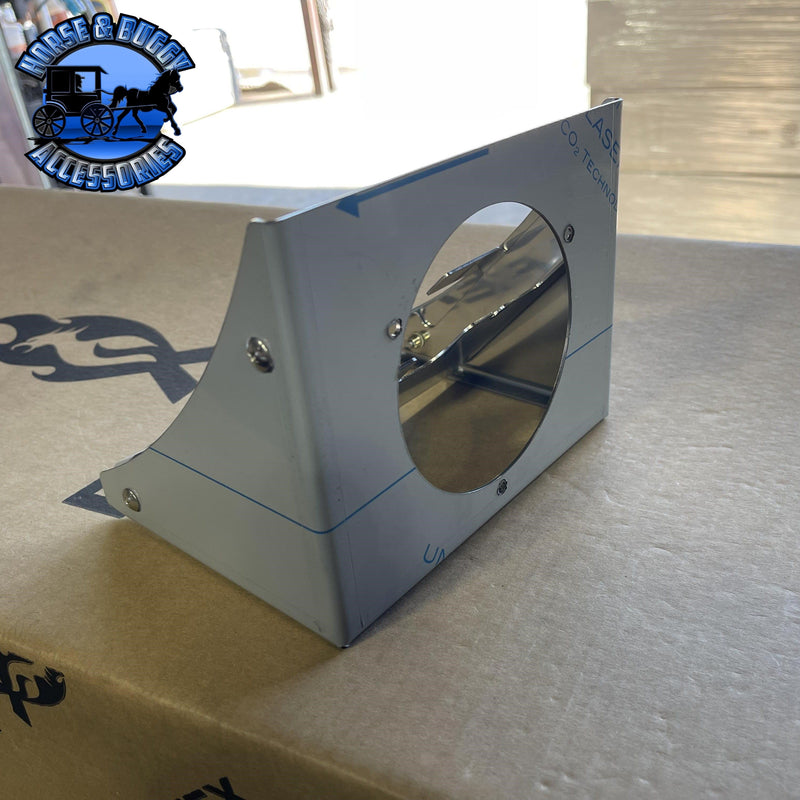 ss-1033 Stainless fuel tank watermelon light bracket fits-Kenworth 7 3/8” wide straps (sold in pairs) watermelon Dim Gray