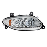 Chrome 17 LED Headlight For 2018-2026 International LT - Passenger