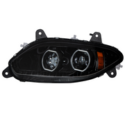 Black 17 LED Headlight For 2018-2026 International LT - Driver