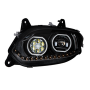 Black 17 LED Headlight For 2018-2026 International LT - Driver