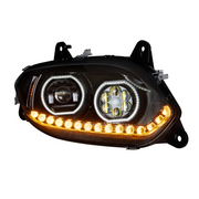 Black 17 LED Headlight For 2018-2026 International LT - Passenger