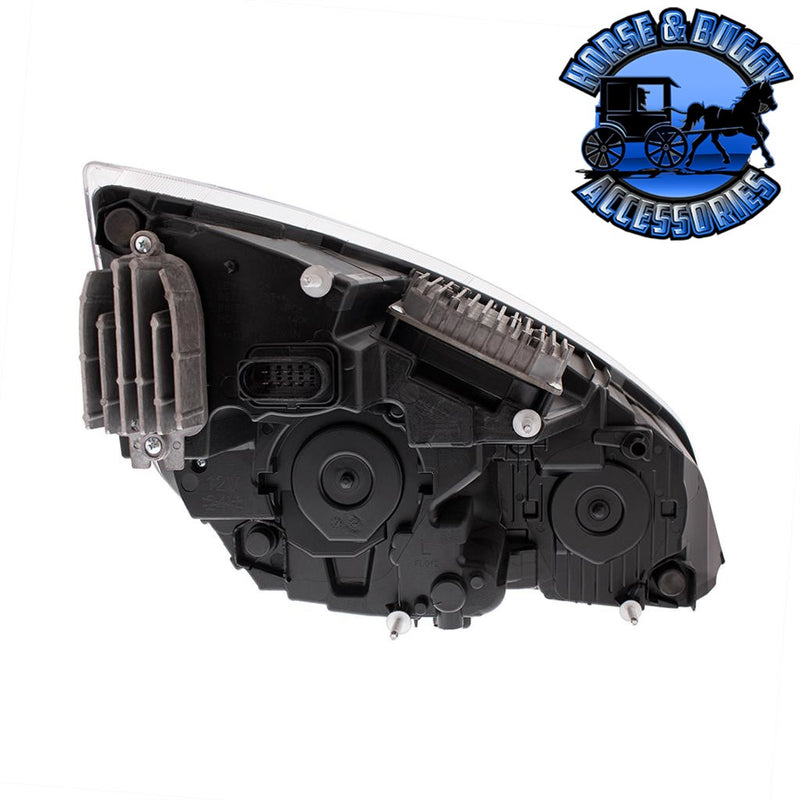 CHROME LED HEADLIGHT FOR 2018-2023 FREIGHTLINER CASCADIA - PAIR (Choose Color) (Choose Side) HEADLIGHT Chrome / Driver's Side,Chrome / Passenger's Side,Black / Driver's Side,Black / Passenger's Side Dark Slate Gray