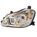 Gray 10 LED HEADLIGHT FOR 2013-2021 KENWORTH T680 Chrome / Driver's Side