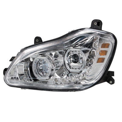 Light Slate Gray 10 LED HEADLIGHT FOR 2013-2021 KENWORTH T680 Chrome / Driver's Side,Chrome / Passenger's Side,Black / Driver's Side,Black / Passenger's Side