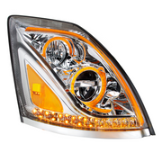 Chrome LED Headlight for 2003-2017 Volvo VN/VNL - Passenger