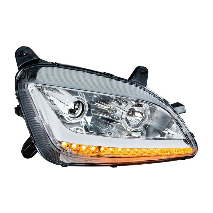 Gray Chrome Projection Headlight For 2012-2021 Peterbilt 579/587 PETERBILT passenger side