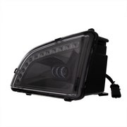 18 LED Black Projector Fog Light With Position Light For 2018-2024 Volvo VNL - Driver/Left