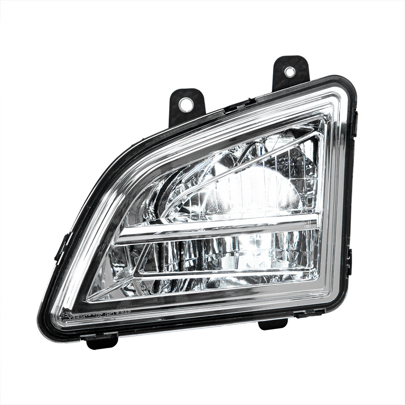 Chrome LED Driving & Fog Light For 2018-2024 Volvo VNL - Driver -Competition Series