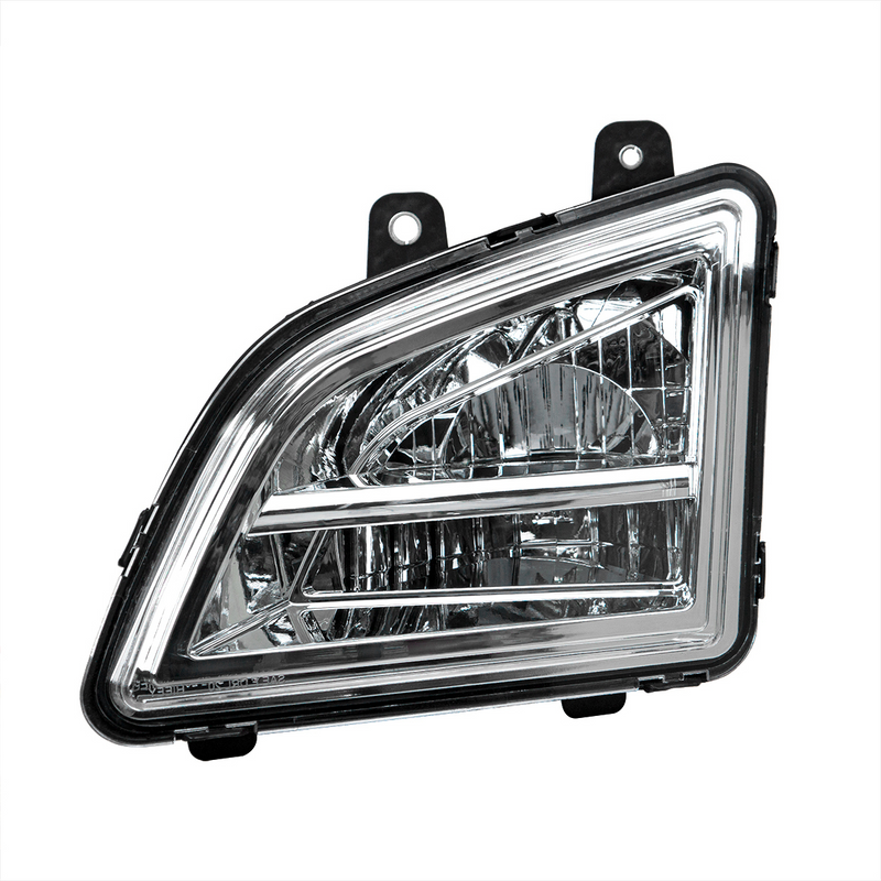 Chrome LED Driving & Fog Light For 2018-2024 Volvo VNL - Driver -Competition Series