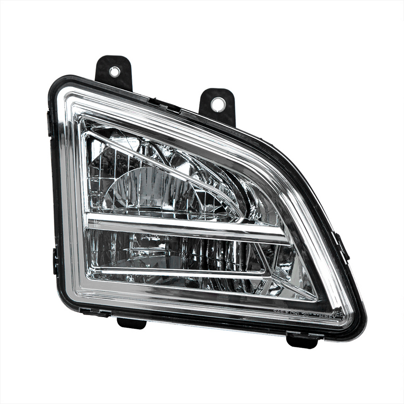 Chrome LED Driving & Fog Light For 2018-2024 Volvo VNL - Passenger -Competition Series