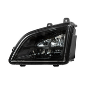 Black LED Driving & Fog Light For 2018-2024 Volvo VNL - Driver -Competition Series