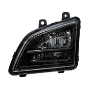 Black LED Driving & Fog Light For 2018-2024 Volvo VNL - Driver -Competition Series