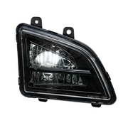 Black LED Driving & Fog Light For 2018-2024 Volvo VNL - Passenger -Competition Series