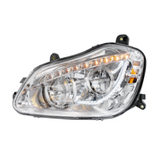 High Power 45 LED Chrome Headlight With Sequential Turn Signal For 2013-2021 Kenworth T680-Driver