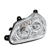 High Power 45 LED Chrome Headlight With Sequential Turn Signal For 2013-2021 Kenworth T680-Driver