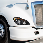 High Power 45 LED Blackout Headlight With Sequential Turn Signal For 2013-2021 Kenworth T680-Passenger