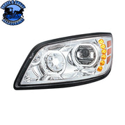 10 LED Headlight For 2005-2021 Hino 238/258/268/338 (Choose Side) (Choose Color) Headlight Driver / Chrome,Driver / Black,Passenger / Chrome,Passenger / Black Dark Slate Gray