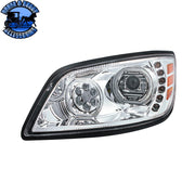 10 LED Headlight For 2005-2021 Hino 238/258/268/338 (Choose Side) (Choose Color) Headlight Driver / Chrome,Driver / Black,Passenger / Chrome,Passenger / Black Light Gray