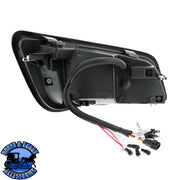 10 LED Headlight For 2005-2021 Hino 238/258/268/338 (Choose Side) (Choose Color) Headlight Driver / Chrome,Driver / Black,Passenger / Chrome,Passenger / Black Dark Slate Gray