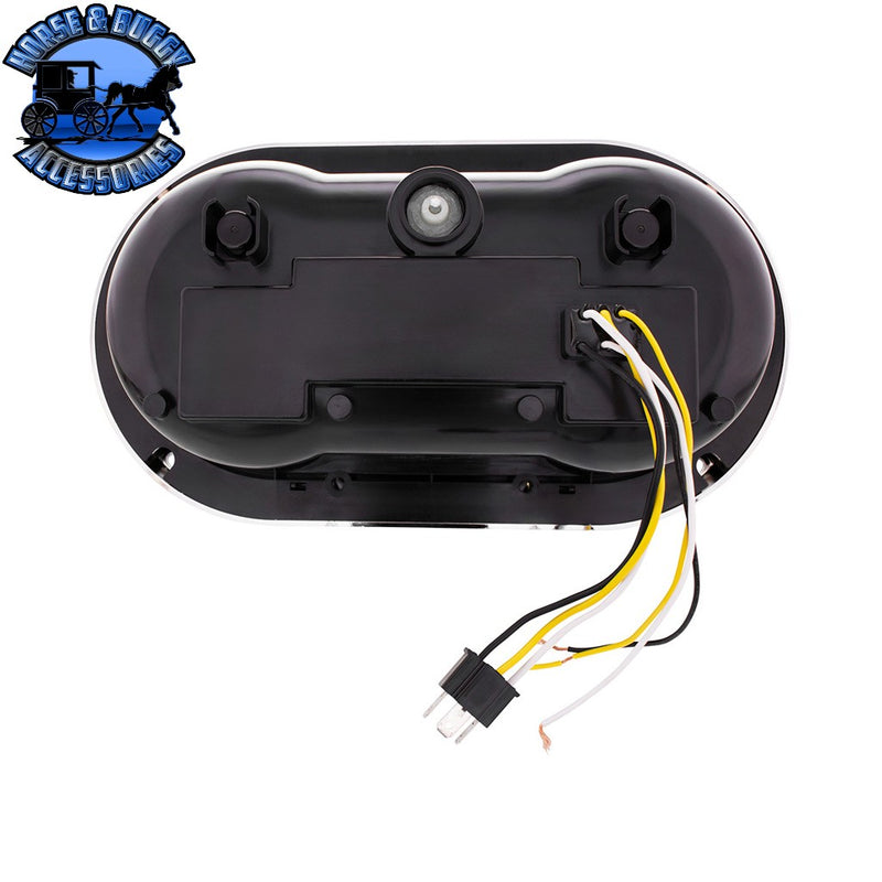 Full LED Projector One-Piece Style Headlight For Dual 5-3/4" Headlight Housing (Choose Color) HEADLIGHT Chrome,Black Dark Slate Gray